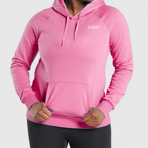 Haute qualité pas cher taux femmes sweat à capuche décontracté solide ample surdimensionné hauts automne hiver pull à capuche femme - Product Image 1