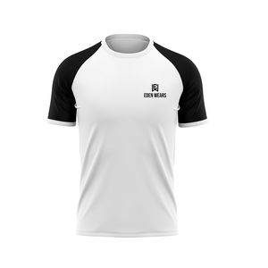 100% Cotton T-Shirts Raglan <b>Sleeve</b> Men's Oversized Breathable Drop Shoulder Tee Shirts Quick Dry with Contrast <b>Short</b> <b>Sleeves</b> - Product Image 1