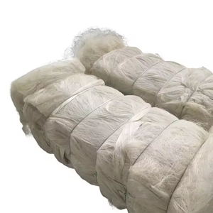 Material de fibra de sisal cruda de calidad de fibra de sisal natural 100% blanco blanqueado - Product Image 4