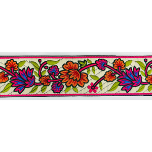 Ruban en jacquard de polyester KVR, ceinture de vêtement, jacquard floral, motif classique, dentelle de rideau, broderie, ruban décoratif pour chapeau - Product Image 6
