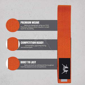 Ceintures de Jiu Jitu sur mesure, design de service OEM, meilleures ventes de ceintures de Jiu Jitu quantité minimale de commande bas ceinture de Jiu Jitsu - Product Image 3