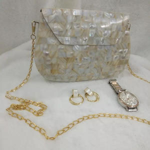 Vente chaude nacre femmes mode plage Style main sac à main/pochette/dames sac à main de l'inde par RF artisanat - Product Image 3