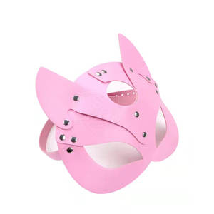 หน้ากากหนังคุณภาพพรีเมียม ราคาขายส่ง ออกแบบมาสำหรับอุปกรณ์พันธนาการ พร้อมหน้ากากหนังเรียบเนียน - Product Image 2