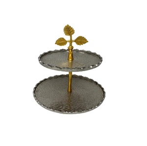 ชุดที่วางเค้กทำจากโลหะทรงกลมที่ตั้งสำหรับวางเค้กขนมหวานสำหรับงานแต่งงานงานวันเกิดวันคริสต์มาสทุกโอกาส - Product Image 4