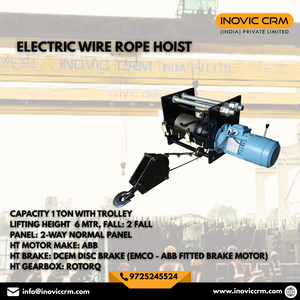 Chariot élévateur de 1 tonne de capacité, élève 6 mètres, 2 panneaux de descente, panneau normal bidirectionnel, moteur ABB, frein à disque (DECM), boîte de vitesses Rotorq - Product Image 5