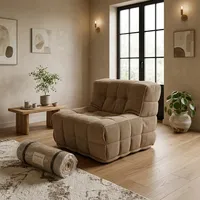 Canapé-lit pliable moderne pour une personne, ergonomique, en mousse à mémoire de forme, éponge haute densité, mobilier minimaliste pour salon