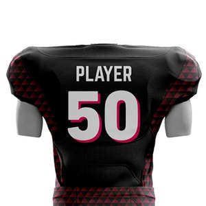 Nuevo Uniforme de Fútbol Americano de Manga Corta con Diseño Personalizable, Impreso, de Secado Rápido, 100% Poliéster, Hecho a Medida - Product Image 6