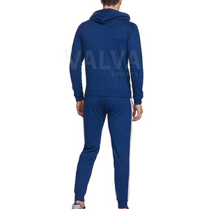 Chándal deportivo personalizado unisex de alta calidad, conjunto informal para correr en blanco y negro, Top con cremallera, ropa de invierno de talla grande transpirable - Product Image 3