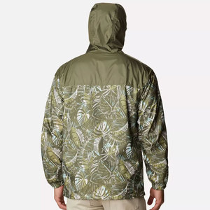 Men's Hooded Tropical Print Windbreaker <b>Jacket</b> <b>Lightweight</b> Polyester Casual <b>Summer</b> Wear - Product Image 5