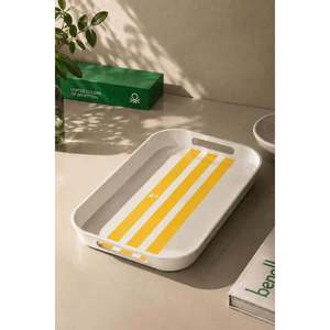 ถาดเสิร์ฟเมลามีนสีเหลือง E-Kct64-S ขนาด 19*33 ซม. - สีเหลือง - Product Image 2