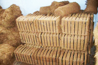 Exportation la plus vendue de fibre de coco orientée fibre de coco prix de gros cofiber naturelle