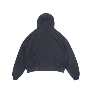 À la mode 420gsm 100% coton hiver pull à capuche hommes lourd en détresse en gros Vintage pierre lavée sweats à capuche - Product Image 4