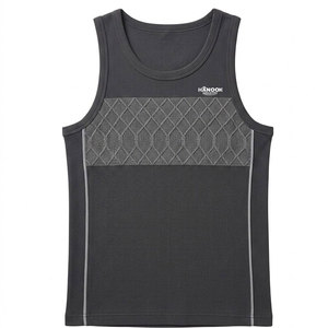 Athletic Inspired Casual Lightweight Ribbed <b>Tank</b> <b>Tops</b> for <b>Men</b> 100% Cotton Sleeveless <b>Knit</b> Shirts for Daily Fashion Bulk Garment - Product Image 1