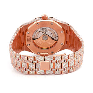 Montre-bracelet de haute qualité en acier inoxydable, quartz, diamant moissanite, édition limitée - Product Image 6