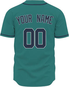 เสื้อเบสบอลระบายอากาศได้ดีสำหรับผู้ชายเสื้อซอฟต์บอลแบบไม่มีลาย - Product Image 3