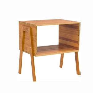 Mesas auxiliares de bambú apilables de estilo escandinavo para muebles del hogar, té y sala de estar, uso en mesas laterales de cristal, 2 uds. - Product Image 4