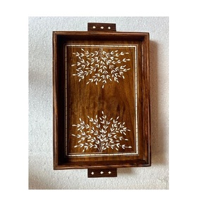 Platos de buena calidad, plato de servir de forma ovalada, plato de catering único, vajilla de madera para restaurantes y hoteles, productos de uso - Product Image 6