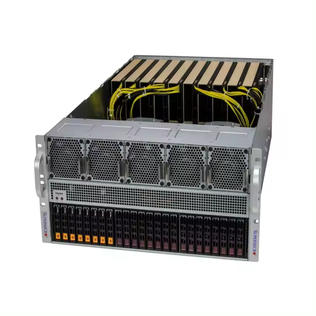 Original Supermicro  Gpu Server SYS-521GE-TNRT  Dual Socket E (LGA-4677) 5U Rackmount Server