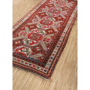 Alfombras de Lana Anudadas a Mano con Diseño Geométrico Nuray, 9x12, Patrón Abstracto Rectangular para Pasillo, Sala de Estar y Dormitorio en Rojo y Naranja-Pae-4489 - Product Image 2