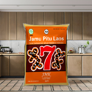 JMK Pitu Laos, Bebida Herbal Natural en Polvo 7g, Mezcla Indonesiana Jamu para el Bienestar Diario - Product Image 4