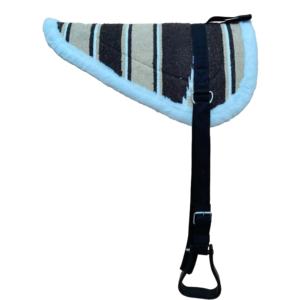 High Quality Synthetic Wool <b>Felt</b> Bareback Western Saddle <b>Pad</b> Eco Friendly Cotton Outshell Horse Riding Sports Entertainment - Product Image 5