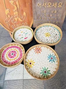 Natural Rattan Serving <b>Tray</b> Eco-Friendly High Quality Handicrafts Mother of Pearl Inlay <b>Tray</b> From Wholesale Vietnam - Product Image 4
