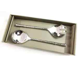 Juego de servidor de ensalada con mango de piedra moderno y logotipo personalizado, accesorios de cocina de acero inoxidable con logotipo para el hogar y el espacio de la Mesa - Product Image 6