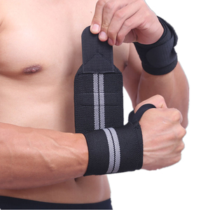 GAF Sports High Quality Cotton Gym <b>Wrist</b> Wraps Customizable Logo <b>Power</b> Lifting Workout Fitness <b>Wrist</b> Brace Support Weightlifting - Product Image 2