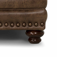 Pieds de canapé carrés en bois massif rustique, antidérapants, robustes, pour style ferme, atelier moderne, entrepôt, maison, bureau, chambre, extérieur