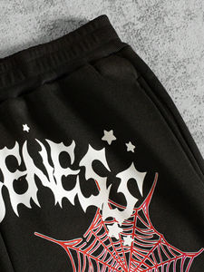 ชุดวอร์มสองชิ้นสำหรับผู้ชายชุดออกกำลังกายแบบมีฮู้ดสำหรับทุกเพศสามารถพิมพ์โลโก้ได้ตามต้องการ - Product Image 4