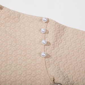 Jersey personalizado para mujer, fabricantes de ropa, ropa de moda, jersey con capucha, jersey de manga larga con adorno de perlas - Product Image 6