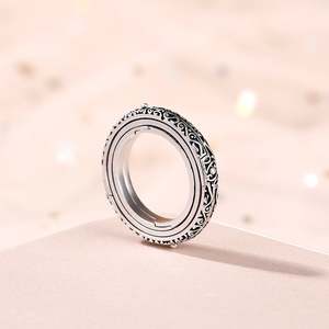 Jeulia Astronomical Sphere Sterling <b>Silver</b> Men's <b>Opal</b> <b>Ring</b> with Free Chain - Product Image 5