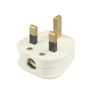 White UK <b>Plug</b> Travel Power <b>Adapter</b> Convenient for On-the-Go Charging - Product Image 2