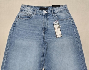 Pantalones Vaqueros de Mezclilla para Mujer, Corte Holgado Informal, Palazzo de Mezclilla, Algodón Transpirable de Alta Calidad, Personalizados - Product Image 5