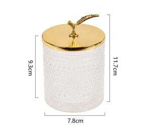 Amazing Look Borosilicate Cookie Candy Honey tank <b>Airtight</b> Glass Storage <b>Jar</b> with Bamboo Lid Unique Design Hot Sale Storage <b>Jar</b> - Product Image 5