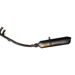 Système d'échappement complet Akrapovic M-HCR014 pour Yamaha <span class=keywords><strong>TMAX</strong></span> 500 & 530, adaptateur 51 mm, nouveau tuyau de silencieux en carbone - Product Image 5