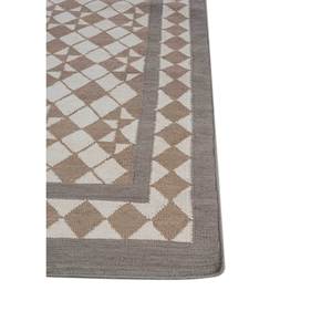 Alhambra Ivory Flat Weave Wool <b>Rugs</b> Geometric Handmade Rectangle <b>Rugs</b> for Home for Living Room Bedroom Hallway-Model ADWL-13164 - Product Image 4