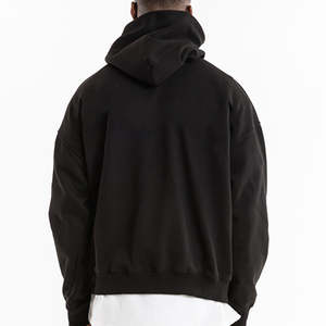 New Custom <b>Men's</b> Premium 100% Cotton <b>Thick</b> French Terry Hoodie Oversized Custom logo Streetwear Pullover Plain <b>Hoodies</b> <b>for</b> <b>men</b> - Product Image 4