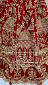 Nouveau travail de tissage Jacquard en soie et Zari Belle Dupatta avec Paithani Lehenga Choli Vêtements indiens et pakistanais - Product Image 6