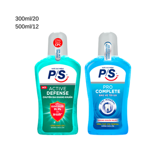Venta de enjuague bucal PS refrescante sin fluoruro para el aliento con menta fresca natural - Product Image 3