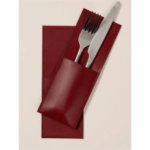 Étui de Voyage Portable en Cuir pour Couverts – Pochette Minimaliste pour Cuillères et Fourchettes – Organisateur Durable pour Ustensiles de Cuisine, Idéal pour le Camping et le Bureau - Product Image 4