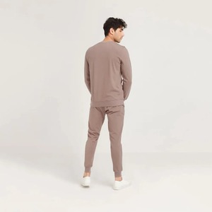 Ropa deportiva con logotipo personalizado, chándal para entrenamiento, fitness, Polar, sudadera de talla grande y pantalones de chándal, conjuntos para correr, chándal para mujer - Product Image 6