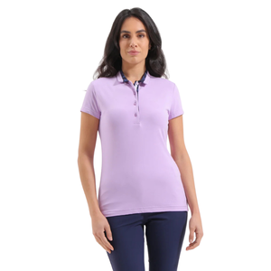 Algodón de manga corta para mujer para Polo Ropa deportiva transpirable Dry Fit con logotipo personalizado OEM ODM Ropa de golf con sólido - Product Image 1