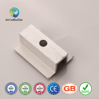 Kit de Fixation pour Panneaux Solaires en Alliage d'Aluminium AL6005-T5 – Serre-câbles d'Extrémité et Serre-câbles Intermédiaires avec Écrous à Aile en Plastique Anodisé – Système de Montage Garantie 30 Ans