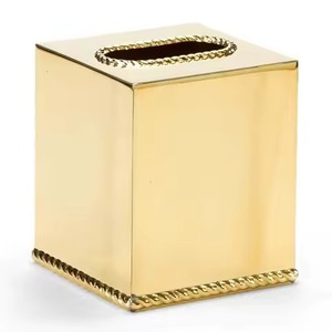 Caja de pañuelos de madera minimalista moderna con elegante cubierta de madera para oficina, dormitorio, mesa de estudio - Product Image 4