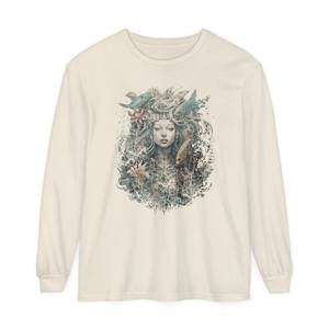 Sudadera Vintage de algodón coreano de alta calidad para mujer con cuello levantado, tela de Jersey bordada e impresa y ajuste relajado - Product Image 6