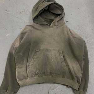 High Quality Men's Pullover Hoodies Unisex Oversized Acid Washed Drop Shoulder Custom Print logo Design Men's 100% Cotton Fleece - Product Image 4