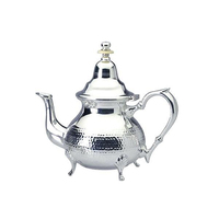 Théière en laiton antique George, ensembles de café et de thé, Chaman Inde