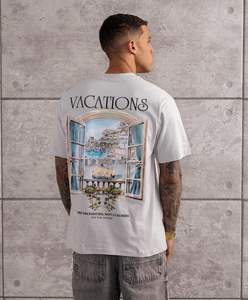 เสื้อยืดโอเวอร์ไซส์ลายกราฟิกสไตล์สตรีทแวร์  ผ้าเนื้อหนา 240 กรัม ผ้าฝ้าย 220 กรัม ไซส์พลัส - Product Image 6