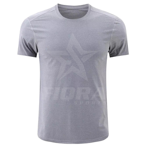 เสื้อยืดผ้าฝ้าย100% สำหรับผู้ชายเสื้อยืดผ้าฝ้ายถักทรงพอดีตัวเสื้อยืดลำลองสำหรับผู้ชายทรงโอเวอร์ไซส์พลัสไซส์เสื้อยืดเข้ายิมออกแบบได้ตามต้องการ - Product Image 3